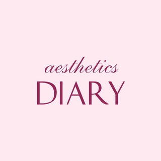 Telegram profile photo for aesthetics diary