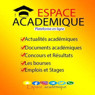 Telegram profile photo for ESPACE ACADEMIQUE
