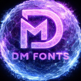 Telegram profile photo for DM Fonts 🖋️