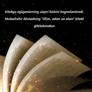 Telegram profile photo for 📚📘Kitobiston📘📚