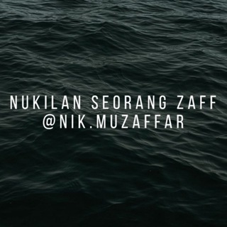 Telegram profile photo for Nukilan Seorang Zaff