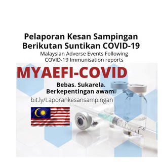 Telegram profile photo for MY AEFI COVID REPORTS