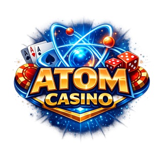 Telegram profile photo for Atom Casino — Бонусы и Слоты
