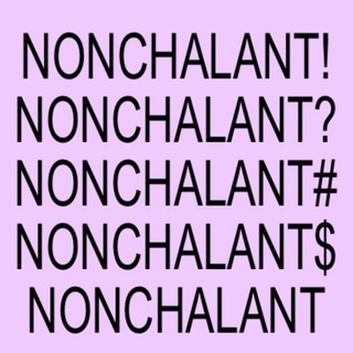 Telegram profile photo for NONCHALANT