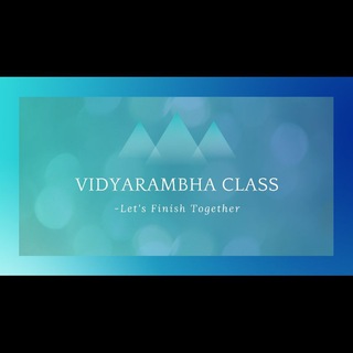 Telegram profile photo for Vidyarambha Class( ବିଦ୍ୟାରମ୍ଭ କ୍ଲାସ୍)