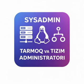 Telegram profile photo for Tarmoq va Tizim Administratori