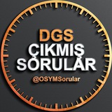 Telegram profile photo for DGS ÇIKMIŞ SORULAR