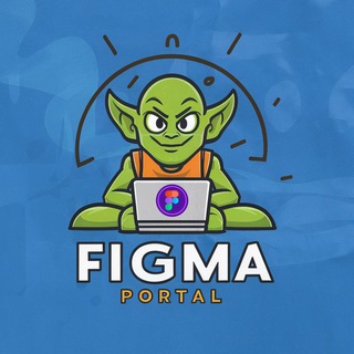 Telegram profile photo for Figma Portal | Макеты для верстки сайтов
