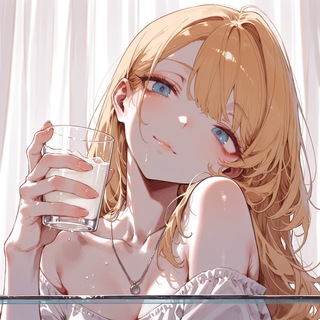 Telegram profile photo for milk & mist