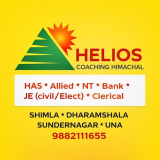 Telegram profile photo for Helios Coaching Himachal (Official)
