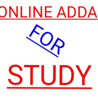 Telegram profile photo for ONLINE ADDA FOR STUDY