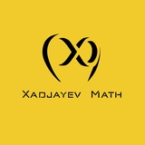 Telegram profile photo for Xadjayev Math Natijalar