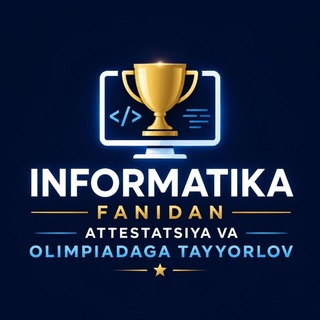 Telegram group profile photo for 2026 Kuzgi Attestatsiya INFORMATIKA 86+ | JAXONGIR NARZULLAYEV Chat