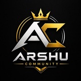 Telegram profile photo for ARSHU X COMMUNITY ππ