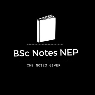 Telegram profile photo for BSc Notes All SEMESTER (NEP) ✍️