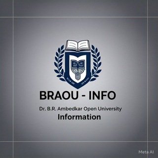 Telegram profile photo for BRAOU-INFO(BR.Ambedkar Open university)(AP&TS)