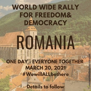 Telegram group profile photo for World Wide Demonstration Romania