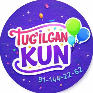 Telegram profile photo for Tugilgan kun Tabriklar