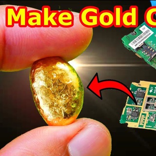 Telegram profile photo for E-waste gold recovery