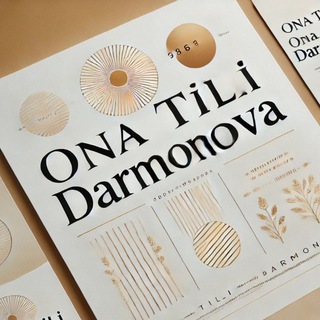Telegram profile photo for ONA TILI|DARMONOVA