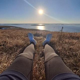 Telegram profile photo for run and breathe