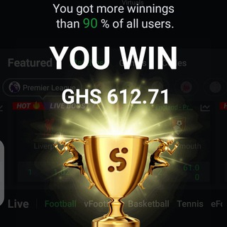 Telegram profile photo for SPORTYBET ODDS🎉❤️