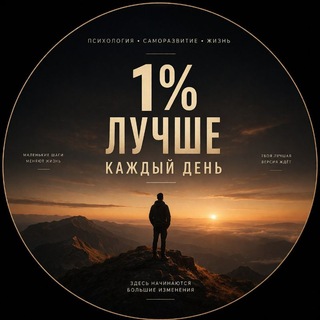 Telegram profile photo for на 1% лучше каждый день