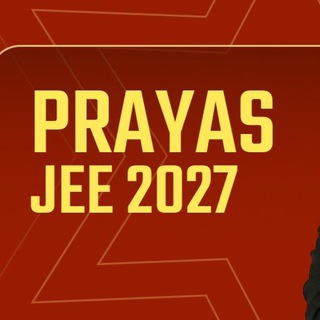 Telegram profile photo for PRAYAS JEE 2027™