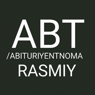 Telegram profile photo for ABITURIYENTLARGA QO'LLANMALAR | RASMIY✅
