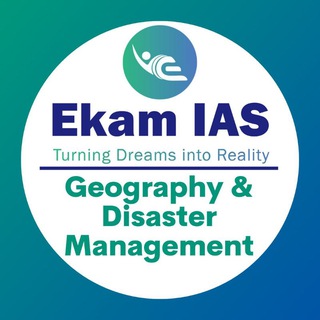Telegram profile photo for Ekam UPSC Geography & DM