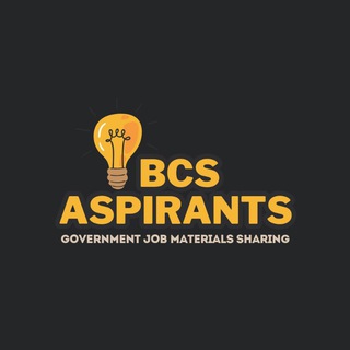 Telegram profile photo for BCS ASPIRANTS - Govt. Job Materials Sharing