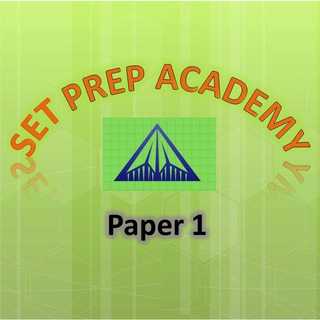 Telegram profile photo for SET Prep Academy - Paper 1