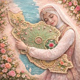 Telegram profile photo for دستبافتهای مرلا 👩❤️👩
