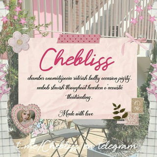 Telegram profile photo for CHEBLISS : OPEN COSTUM