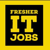 Telegram profile photo for Fresher IT Jobs