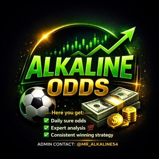 Telegram profile photo for ALKALINE ODDS β½οΈπ