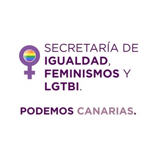 Telegram profile photo for Secretaría Canaria de Feminismos y LGTBI