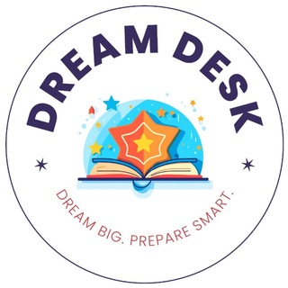Telegram profile photo for DREAM DESK OFFICIAL : SSC, RAILWAY & OTHER COMPETITIVE EXAMS