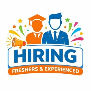 Telegram profile photo for HIRING FOR FRESHERS & Experience
