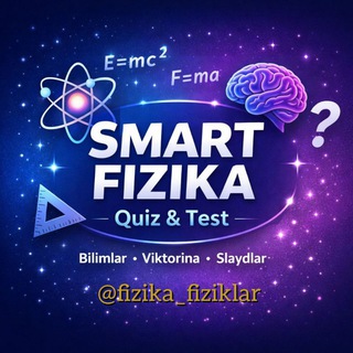 Telegram profile photo for SMART FIZIKA | Quiz & Test