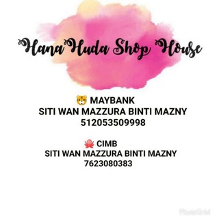 Telegram profile photo for HANAHUDA SHOP HOUSE (SSM:002914615-A)