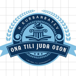 Telegram profile photo for ONA TILI JUDA OSON/HAMID QURBONBOYEV