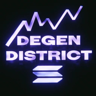 Telegram profile photo for Degen District Alpha