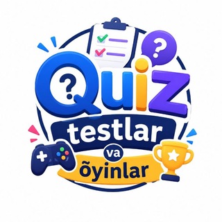 Telegram profile photo for Quiz testlar