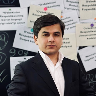 Telegram profile photo for Adizov | Huquqshunos