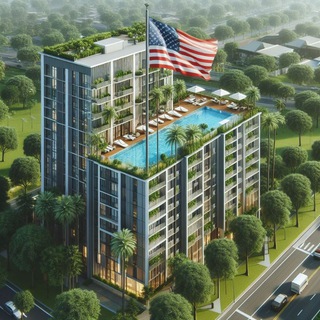 Telegram group profile photo for USA accommodations