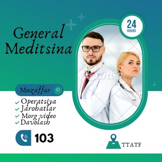 Telegram profile photo for GENERAL MEDITSINA🩺UZB