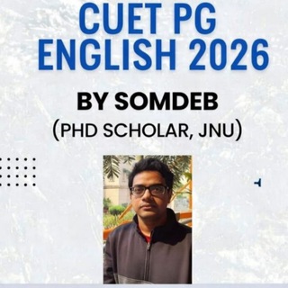 Telegram profile photo for CUET PG ENGLISH