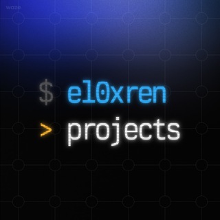 Telegram profile photo for el0xren's Projects & Tech News #TeamFiles