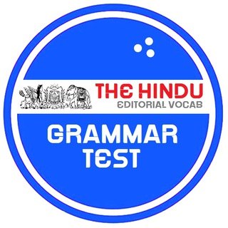 Telegram profile photo for The Hindu Vocabulary
